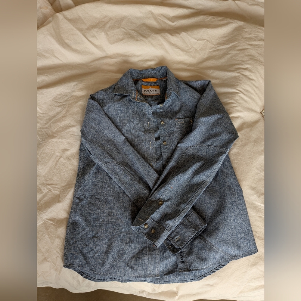 Orvis Womens Chambray Work Shirt